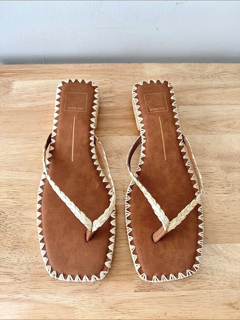 Dolce Vita Barty Sandal Brown & White Sandals